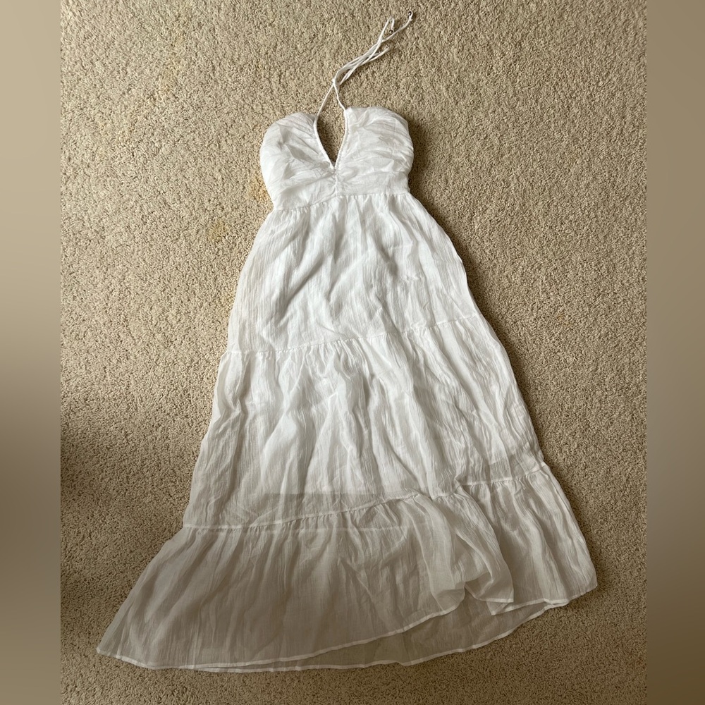 White long summer dress